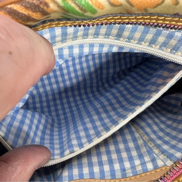 DOONEY & BOURKE Cute Preppy Plaid Mini shoulder bag w/ lovely gingham pattern! - Picture 11 of 16